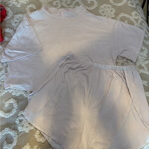 Striped Women's Sleepwear Set